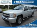 Sheer Silver Metallic 2010 Chevrolet Silverado 1500 LT Crew Cab 4x4