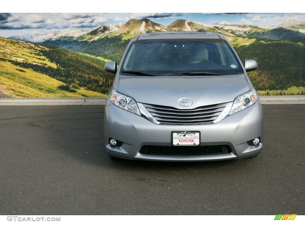 2015 Sienna XLE - Silver Sky Metallic / Ash photo #2