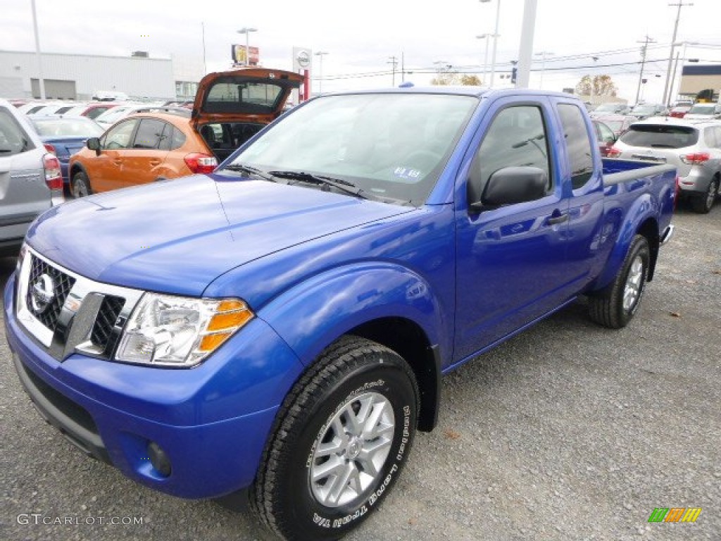 Metallic Blue 2015 Nissan Frontier SV King Cab 4x4 Exterior Photo #98776231