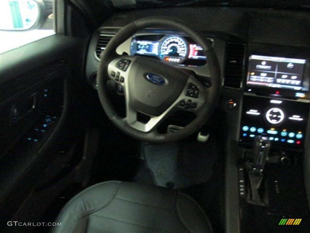 2015 Taurus SHO AWD - Tuxedo Black Metallic / Charcoal Black photo #13