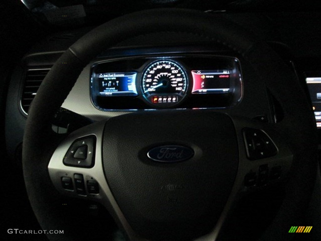 2015 Taurus SHO AWD - Tuxedo Black Metallic / Charcoal Black photo #23