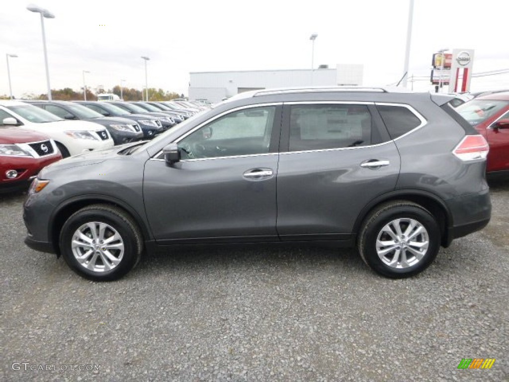 2015 Rogue SV AWD - Gun Metallic / Charcoal photo #4