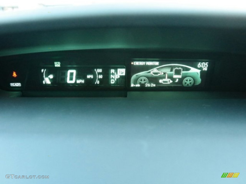 2015 Prius Two Hybrid - Black / Dark Gray photo #14