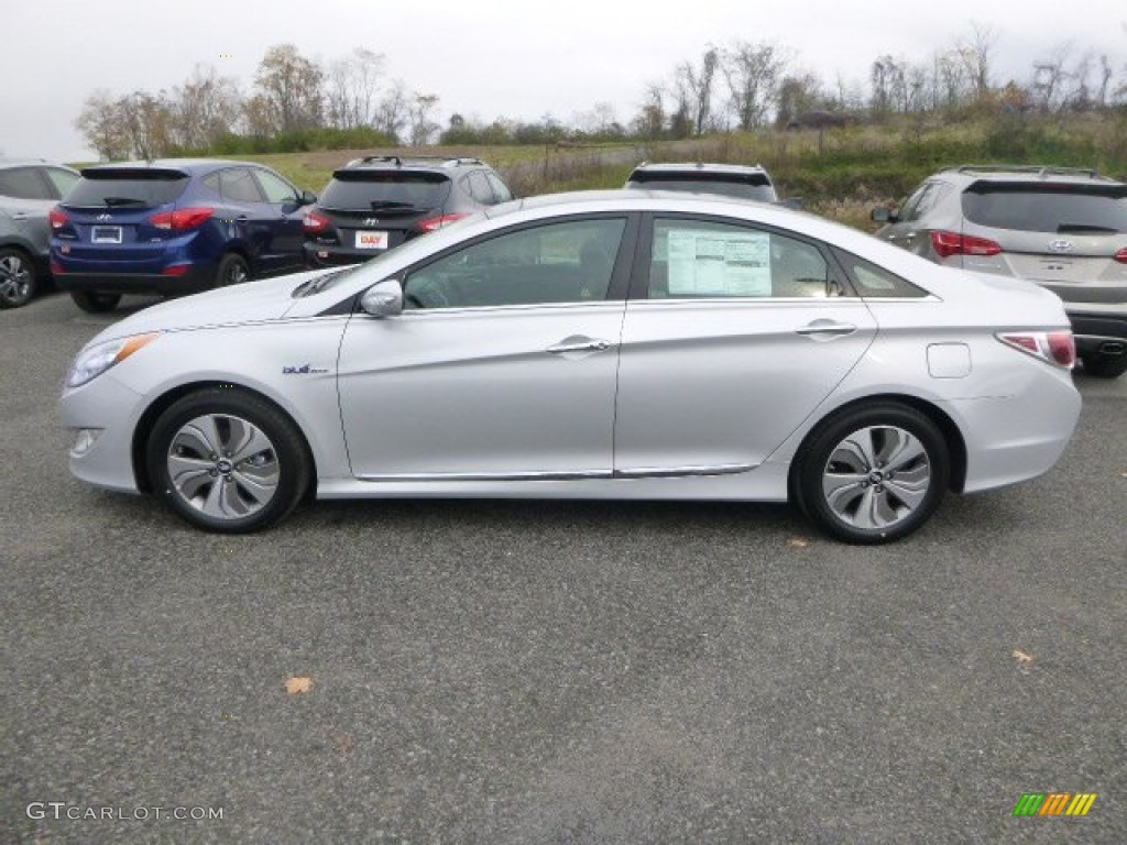 Starlight Silver 2015 Hyundai Sonata Hybrid Limited Exterior Photo #98779090