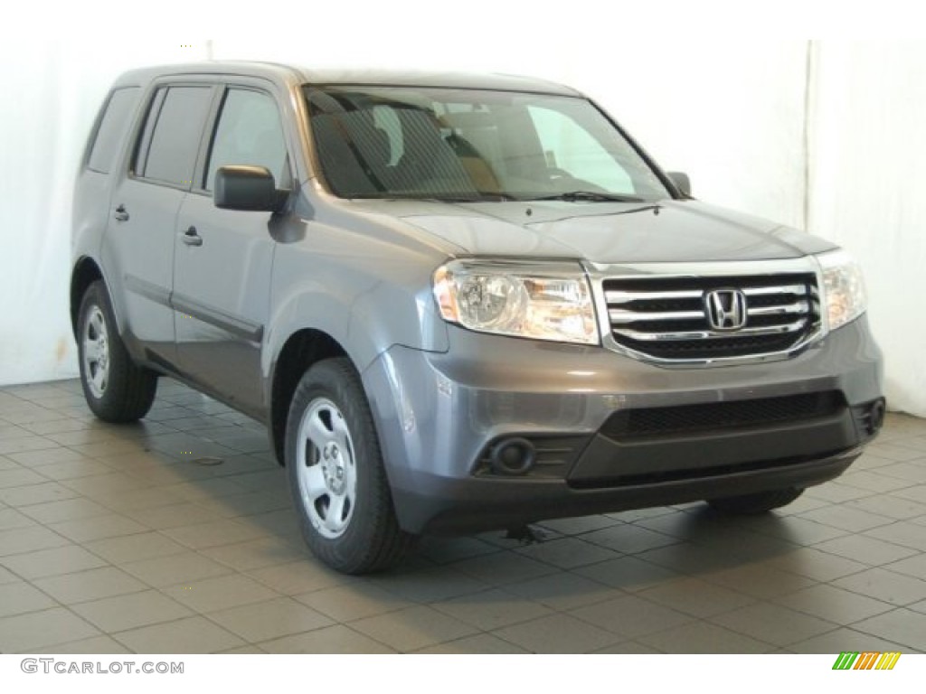 2015 Pilot LX - Modern Steel Metallic / Gray photo #2