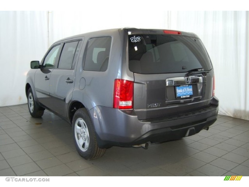 2015 Pilot LX - Modern Steel Metallic / Gray photo #6