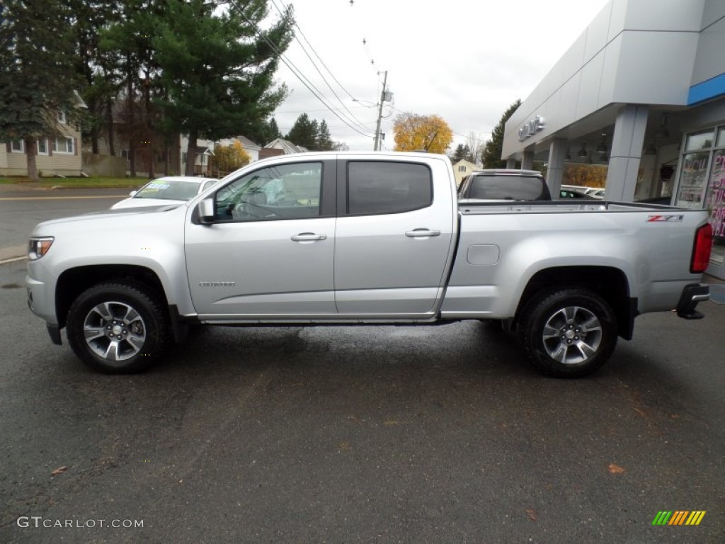 Silver Ice Metallic 2015 Chevrolet Colorado Z71 Crew Cab 4WD Exterior Photo #98781874