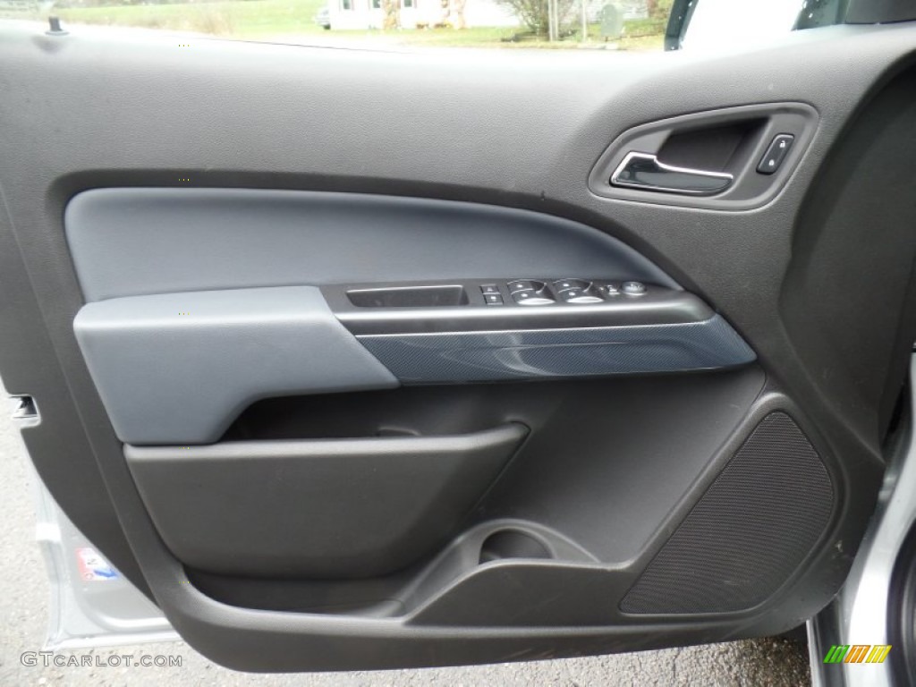 2015 Chevrolet Colorado Z71 Crew Cab 4WD Jet Black Door Panel Photo #98782015