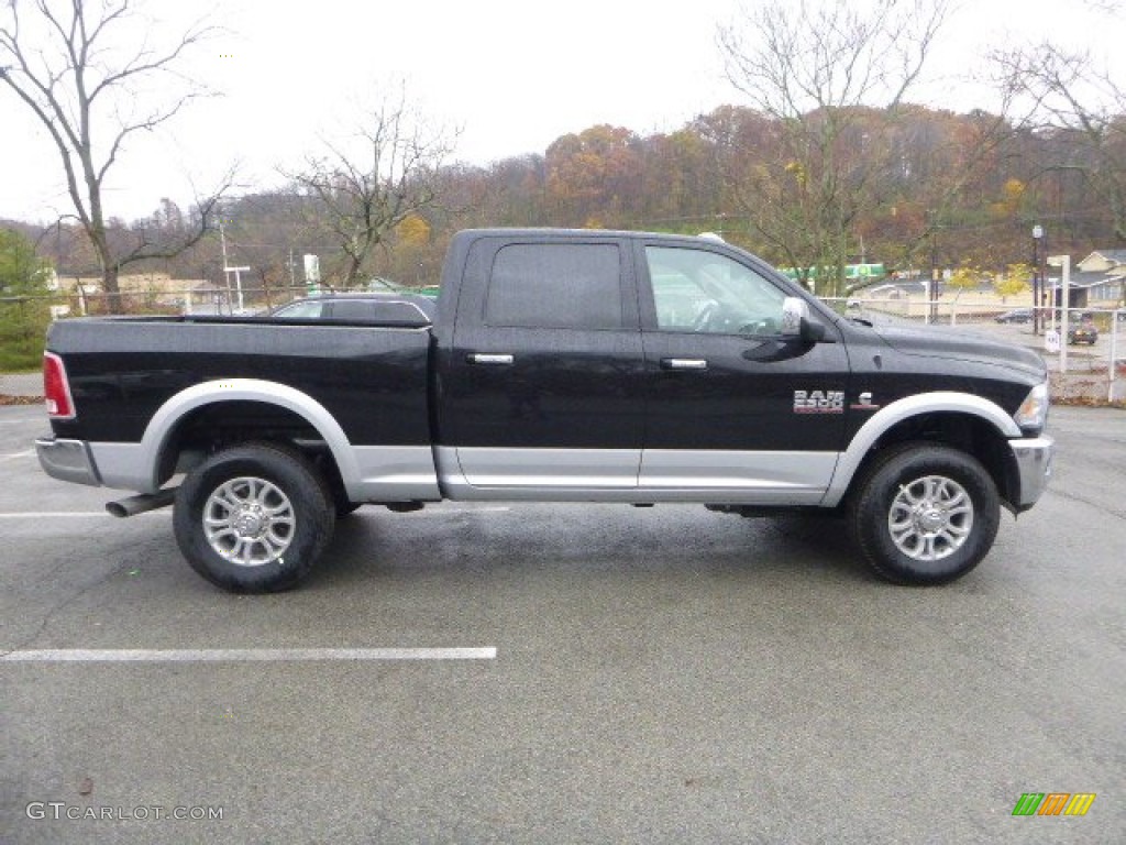 2015 2500 Laramie Crew Cab 4x4 - Black / Black photo #8