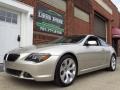 2004 Mineral Silver Metallic BMW 6 Series 645i Coupe  photo #9