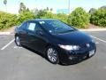 Crystal Black Pearl 2009 Honda Civic EX Coupe