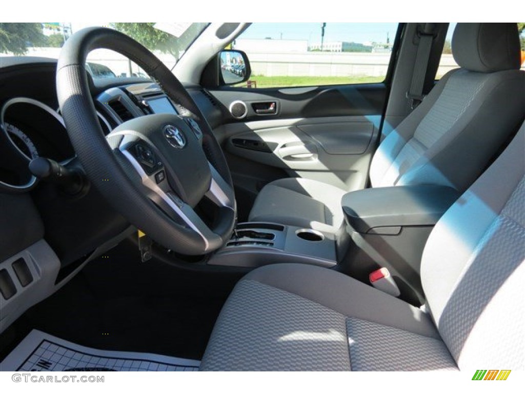 2015 Tacoma V6 PreRunner Double Cab - Black / Sand Beige photo #11