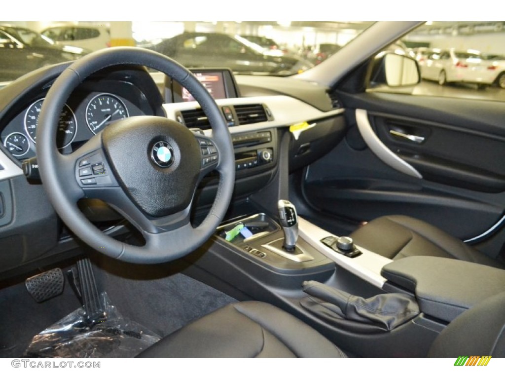 2015 3 Series 320i Sedan - Alpine White / Black photo #6
