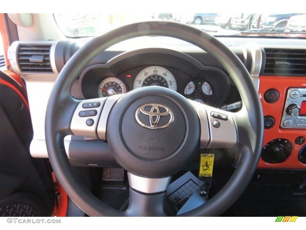 2014 FJ Cruiser 4WD - Magma Orange / Dark Charcoal photo #17
