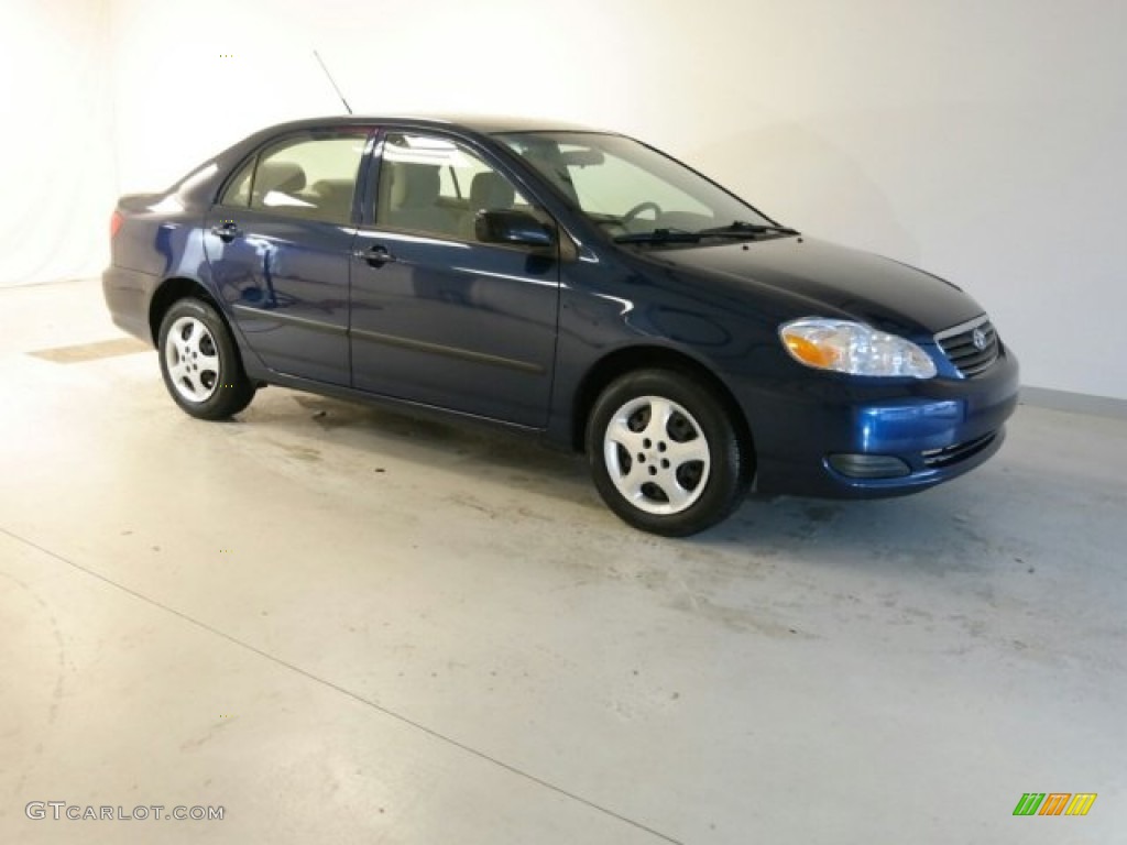 2008 Corolla CE - Speedway Blue Metallic / Beige photo #4