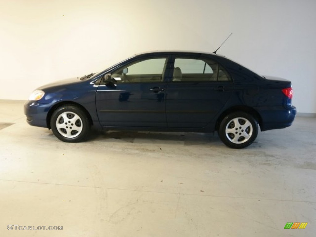 2008 Corolla CE - Speedway Blue Metallic / Beige photo #8