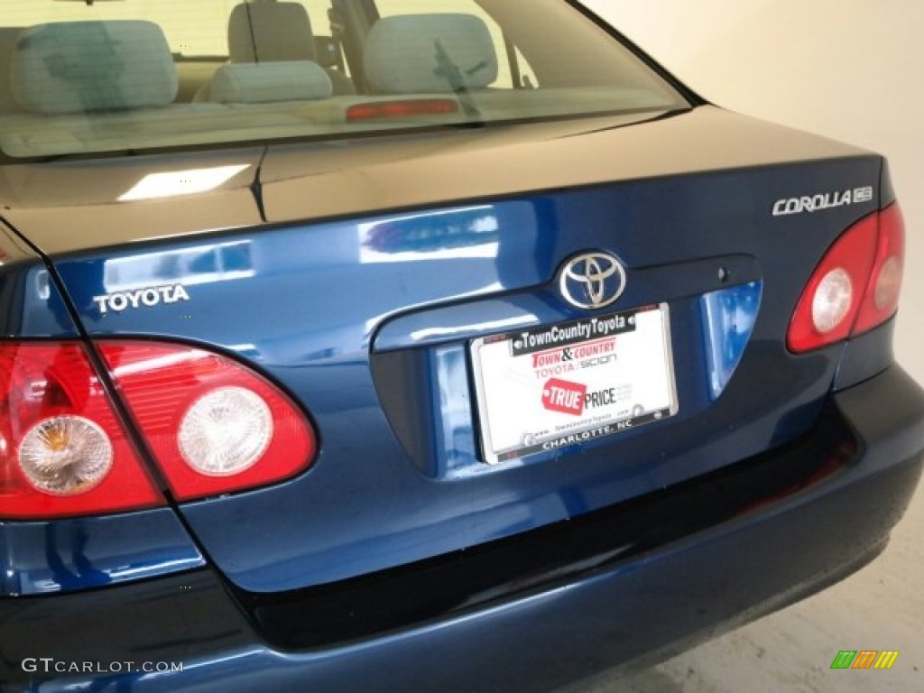 2008 Corolla CE - Speedway Blue Metallic / Beige photo #13