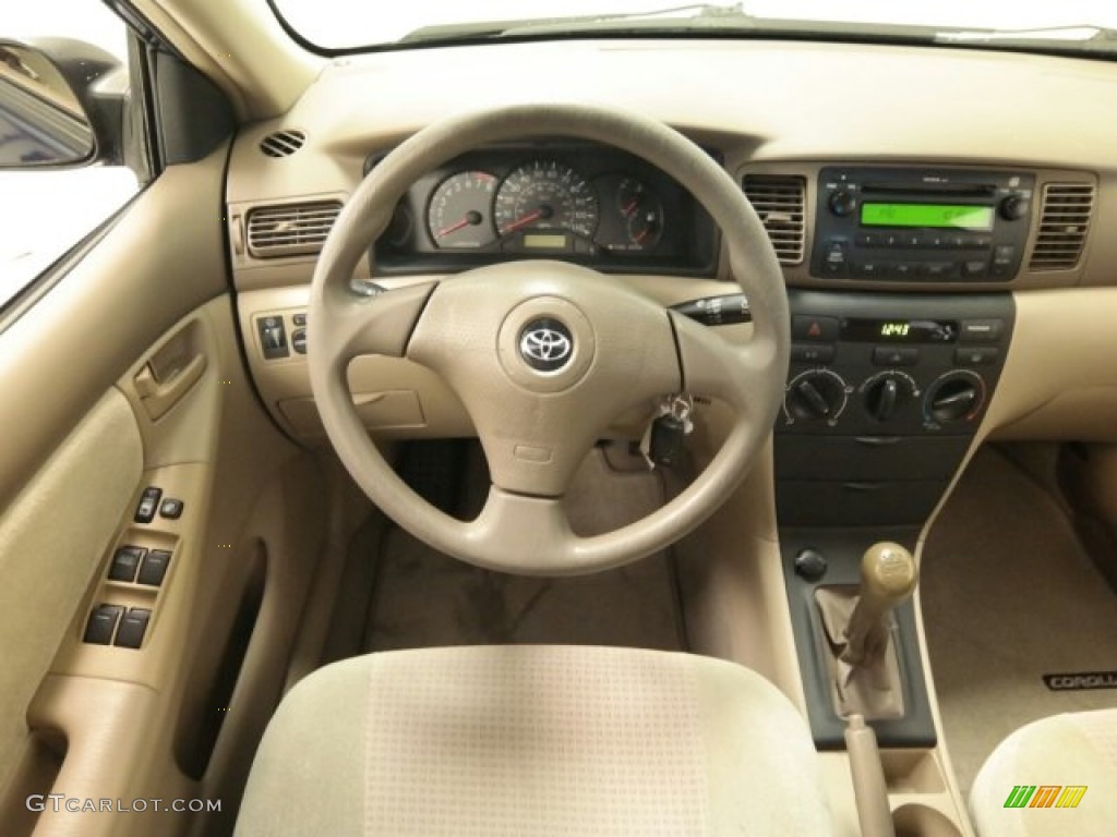 2008 Corolla CE - Speedway Blue Metallic / Beige photo #28