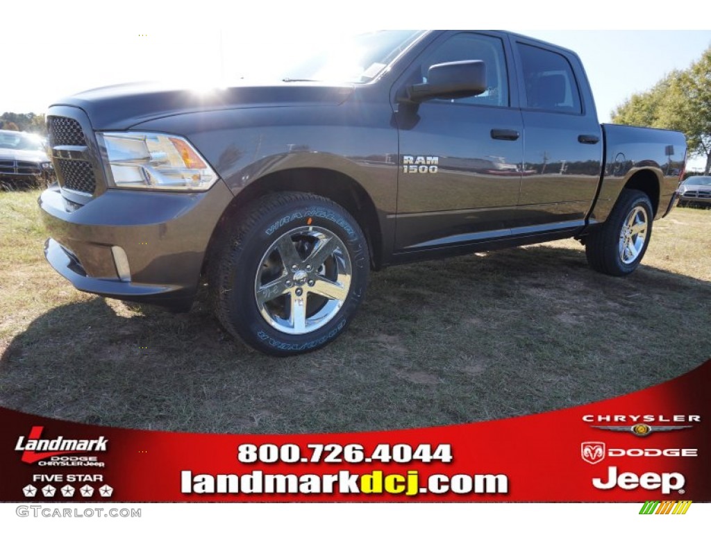 2015 1500 Express Crew Cab - Granite Crystal Metallic / Black/Diesel Gray photo #1