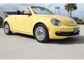 2015 Yellow Rush Volkswagen Beetle 1.8T Convertible  photo #1