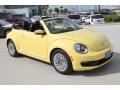 2015 Yellow Rush Volkswagen Beetle 1.8T Convertible  photo #2