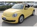 2015 Yellow Rush Volkswagen Beetle 1.8T Convertible  photo #4