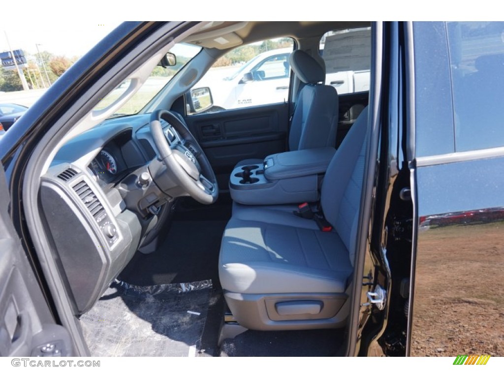 2015 1500 Express Quad Cab - Black / Black/Diesel Gray photo #7