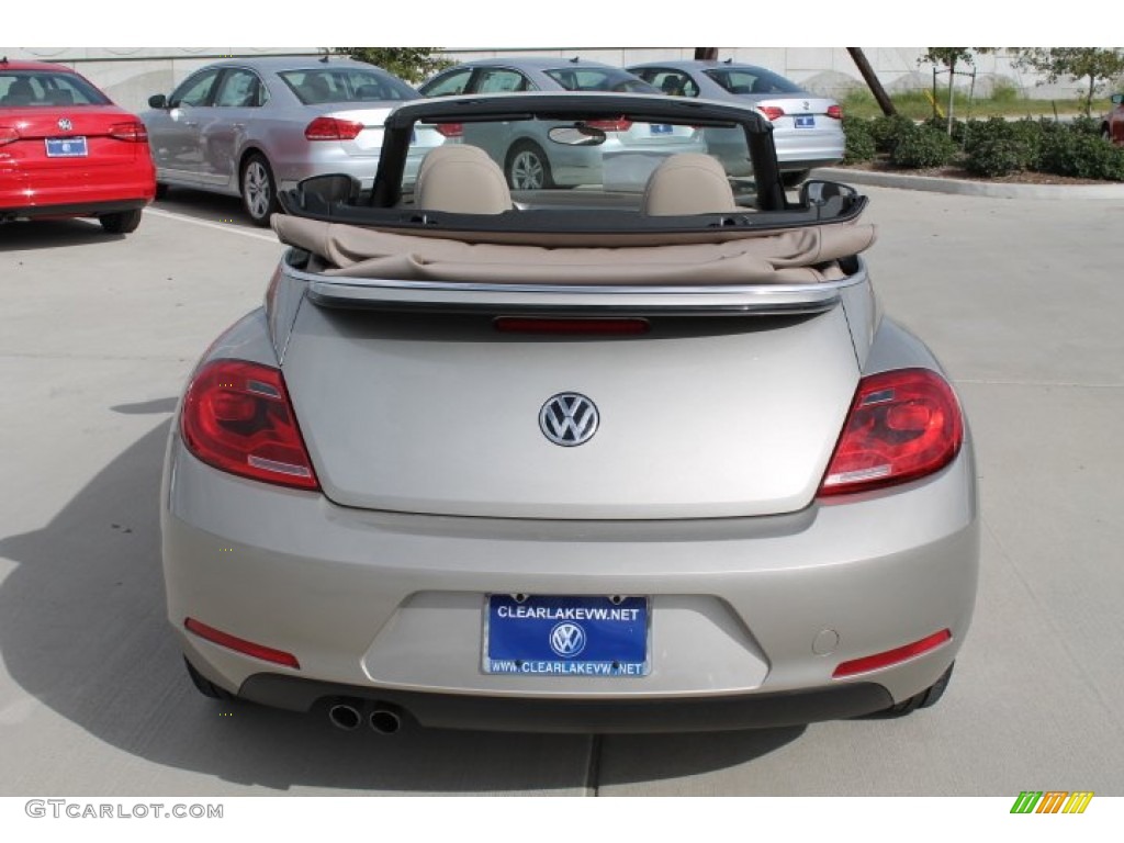 2015 Beetle 1.8T Convertible - Moonrock Silver Metallic / Beige photo #7