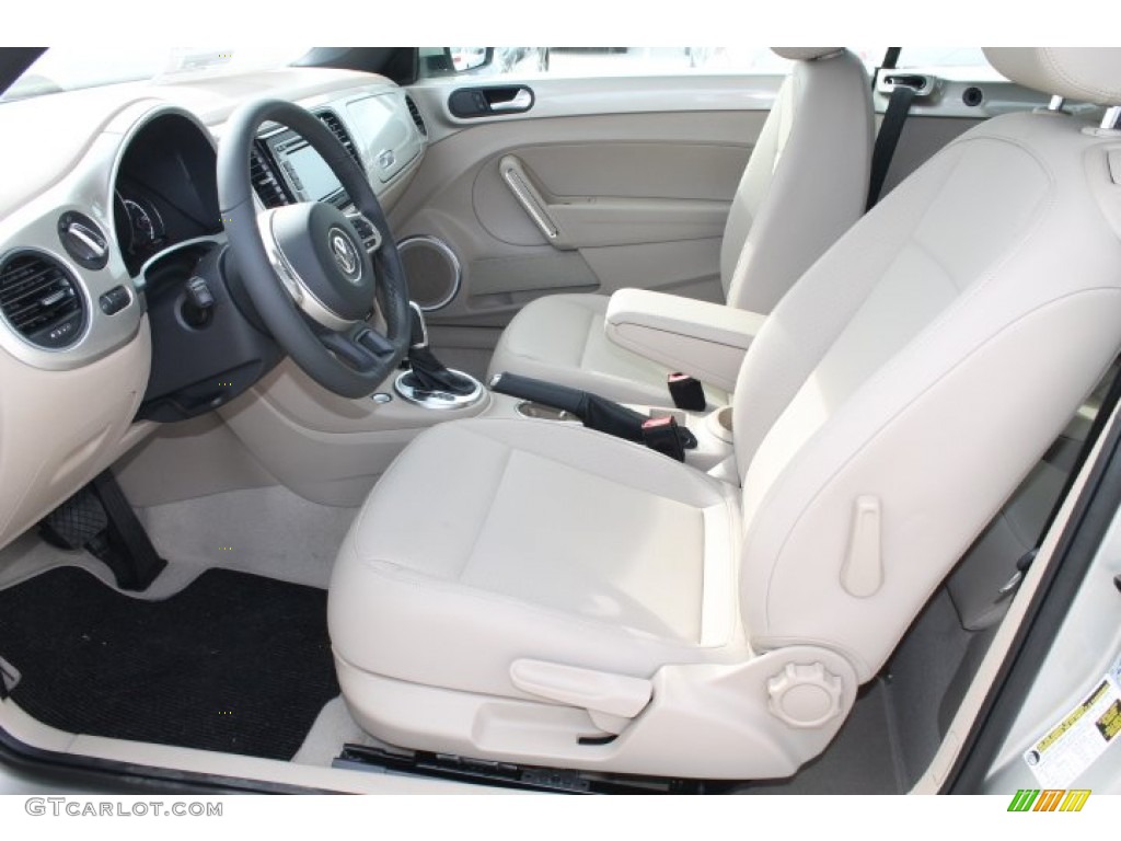 2015 Beetle 1.8T Convertible - Moonrock Silver Metallic / Beige photo #13