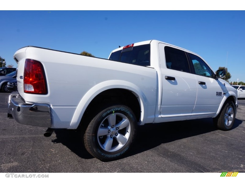 2015 1500 Outdoorsman Crew Cab 4x4 - Bright White / Black/Diesel Gray photo #3