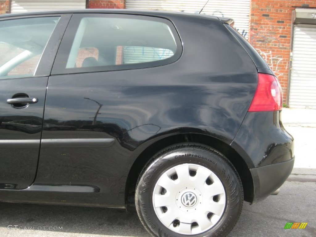 2009 Rabbit 2 Door - Black / Anthracite photo #10