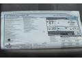 2015 Volkswagen Beetle 1.8T Convertible Window Sticker