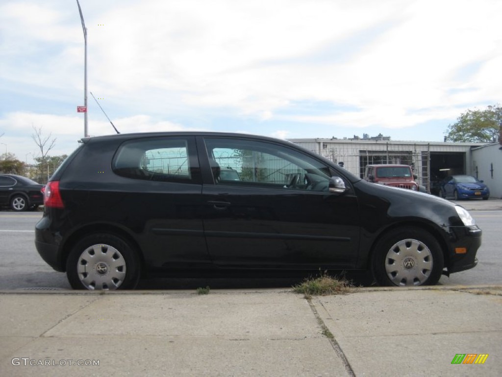 2009 Rabbit 2 Door - Black / Anthracite photo #11