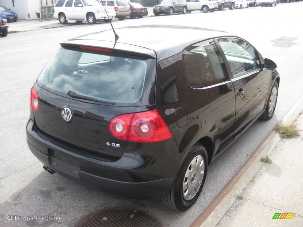 2009 Rabbit 2 Door - Black / Anthracite photo #13