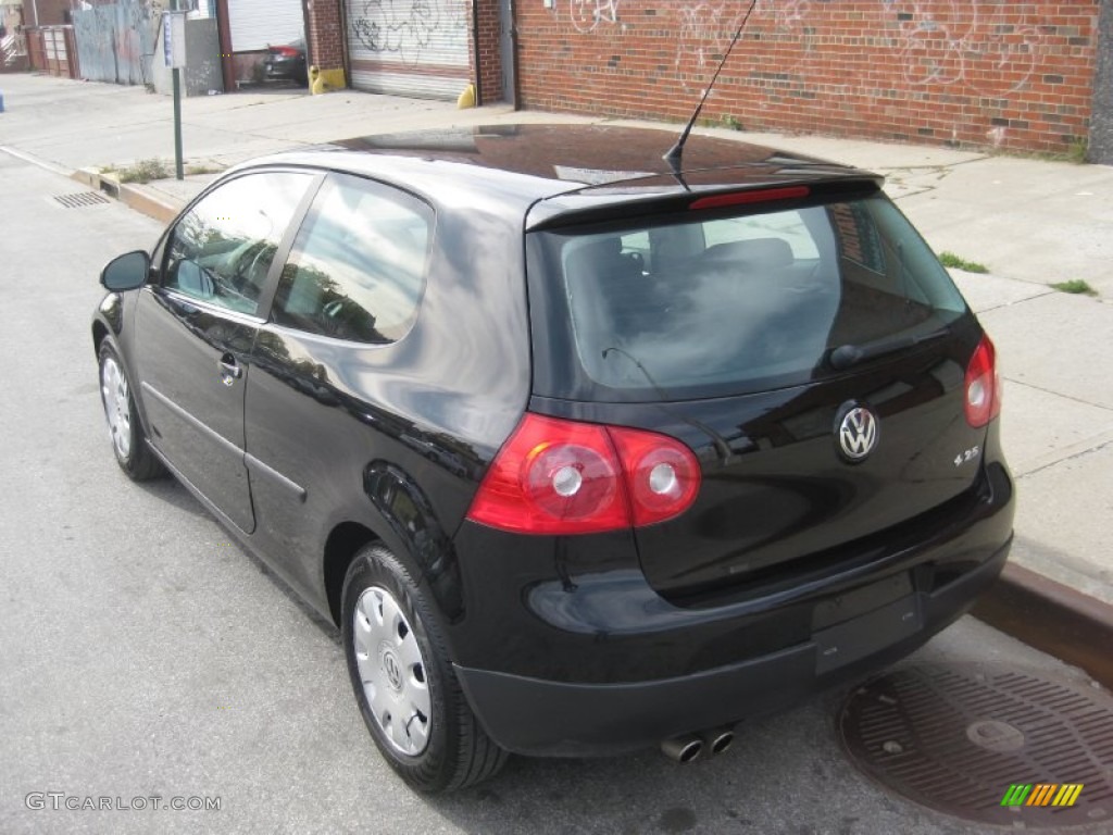 2009 Rabbit 2 Door - Black / Anthracite photo #14