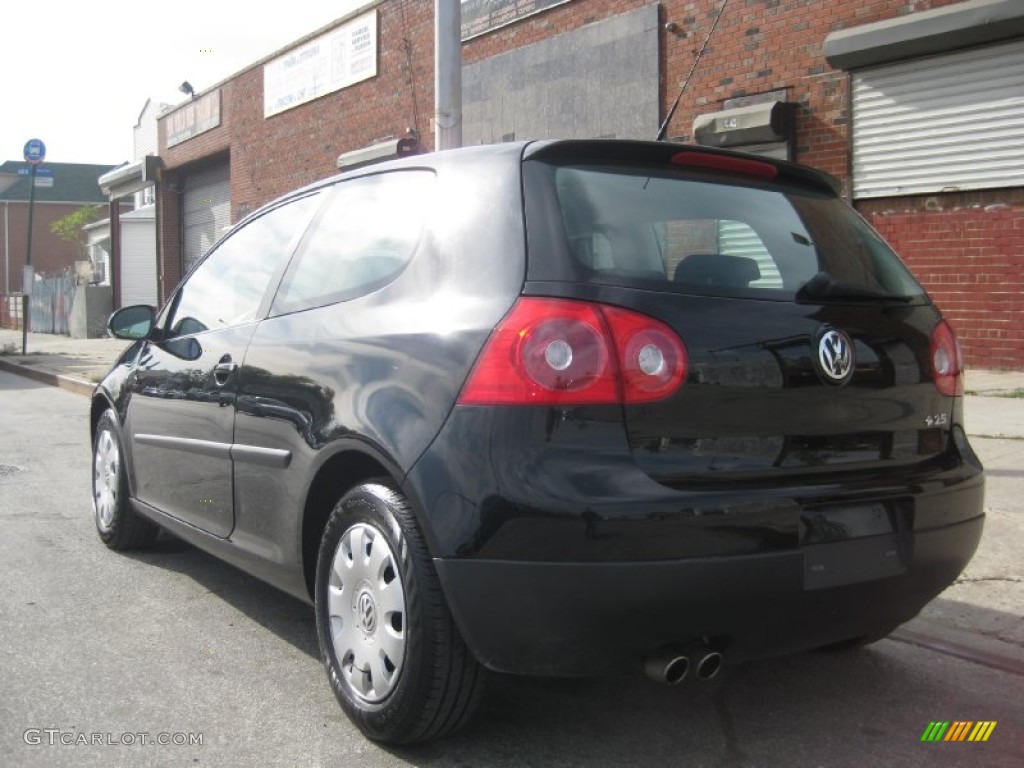 2009 Rabbit 2 Door - Black / Anthracite photo #16