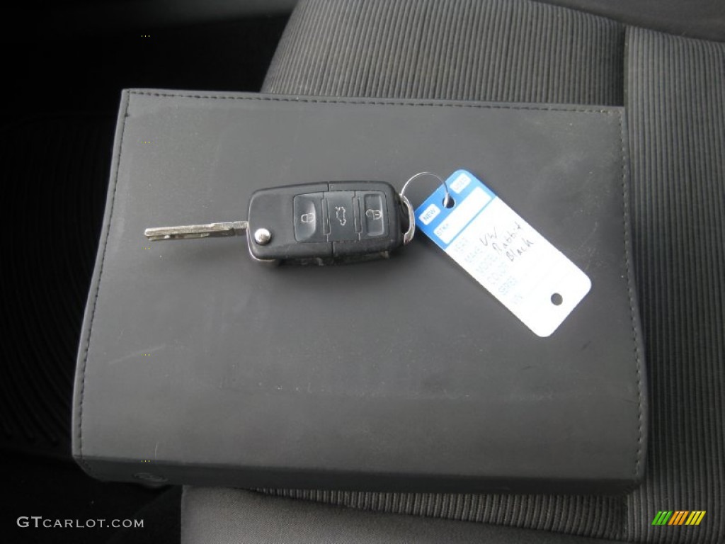 2009 Rabbit 2 Door - Black / Anthracite photo #45