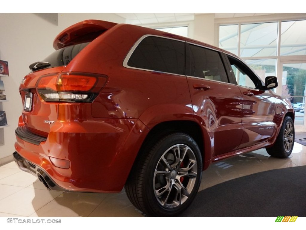 2015 Grand Cherokee SRT 4x4 - Redline 2 Coat Pearl / SRT Black/Sepia photo #2