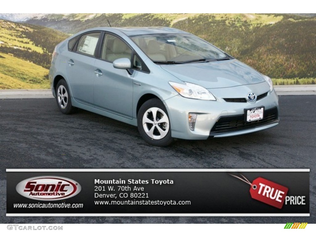 2015 Prius Four Hybrid - Sea Glass Pearl / Misty Gray photo #1