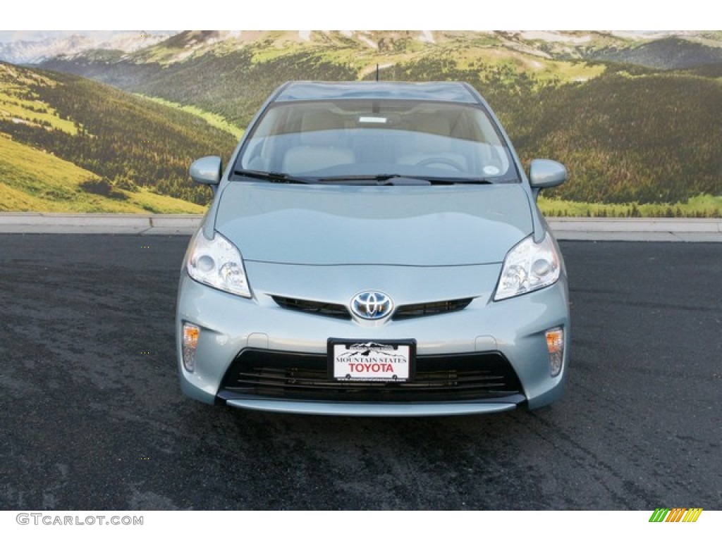 2015 Prius Four Hybrid - Sea Glass Pearl / Misty Gray photo #2