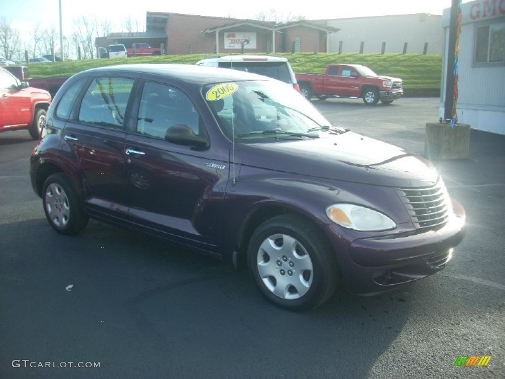 2005 PT Cruiser  - Dark Plum Pearl / Dark Slate Gray photo #5