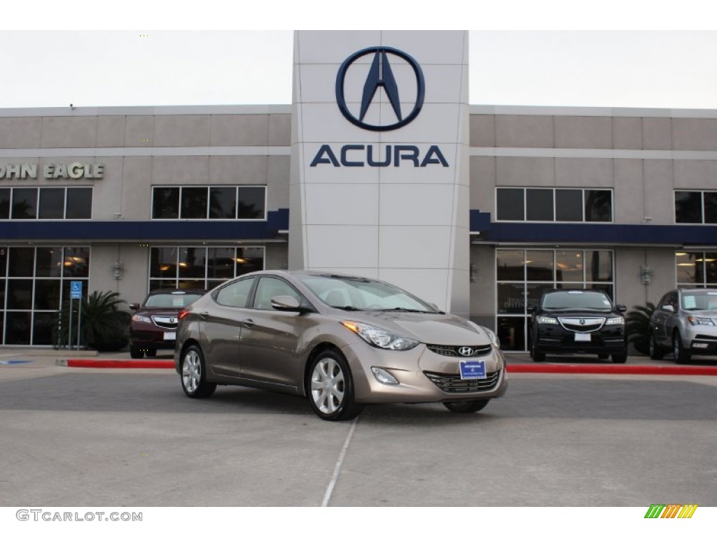 2011 Elantra Limited - Desert Bronze / Beige photo #1