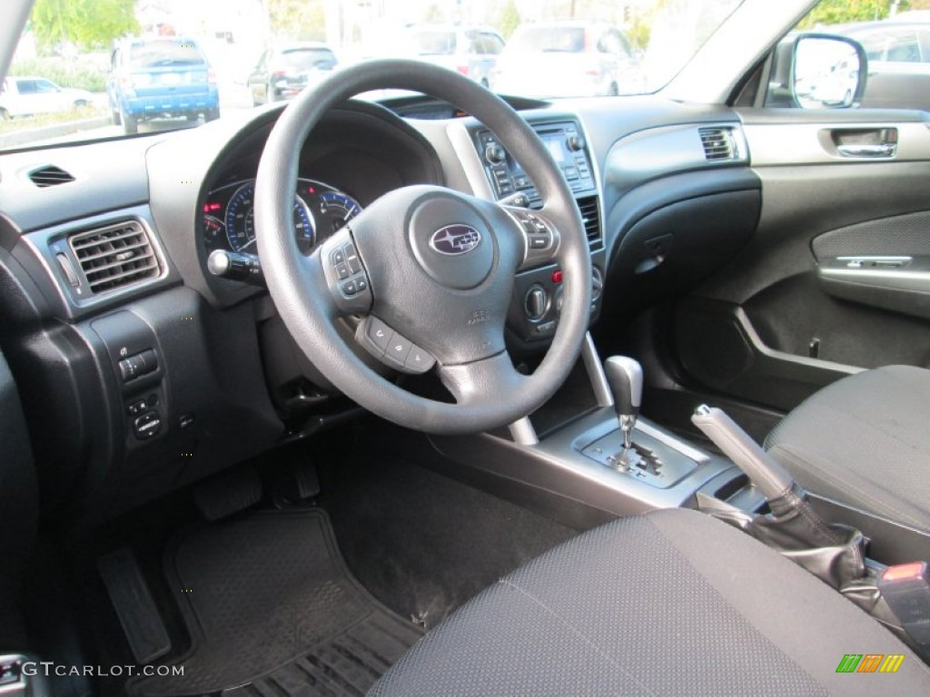 Black Interior 2011 Subaru Forester 2.5 X Premium Photo #98799136