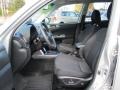 2011 Subaru Forester Black Interior Front Seat Photo