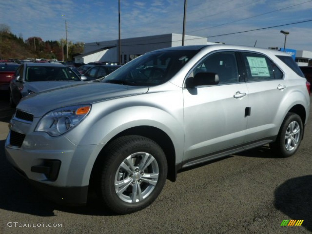 2015 Equinox LS - Silver Ice Metallic / Jet Black photo #1