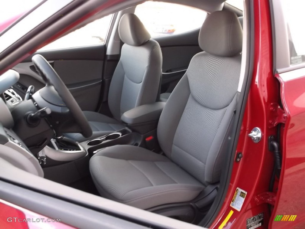 2015 Elantra SE Sedan - Geranium Red / Gray photo #8