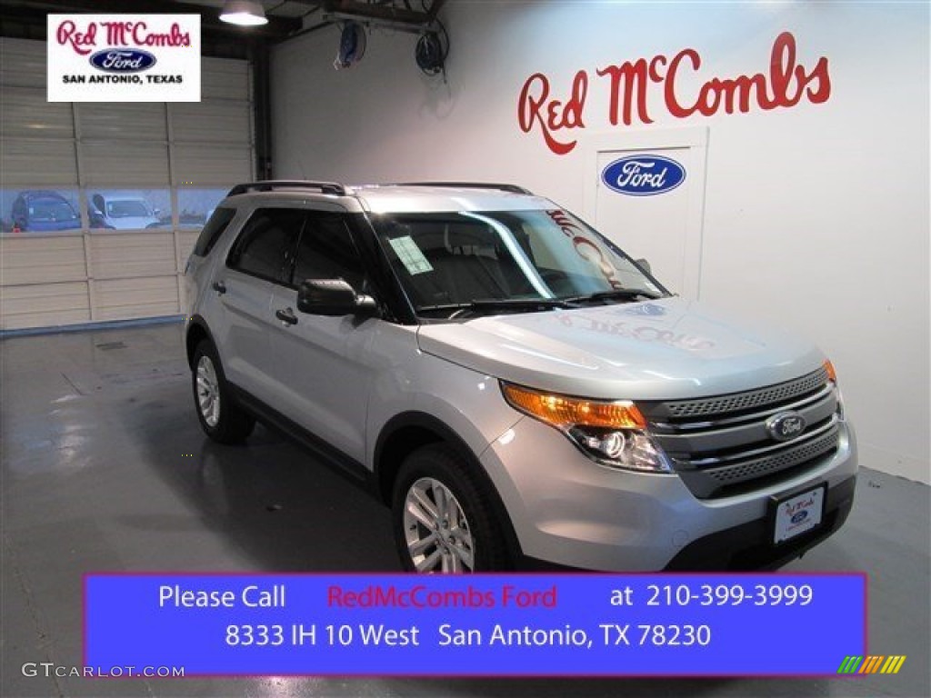 2015 Explorer FWD - Ingot Silver / Medium Light Stone photo #1