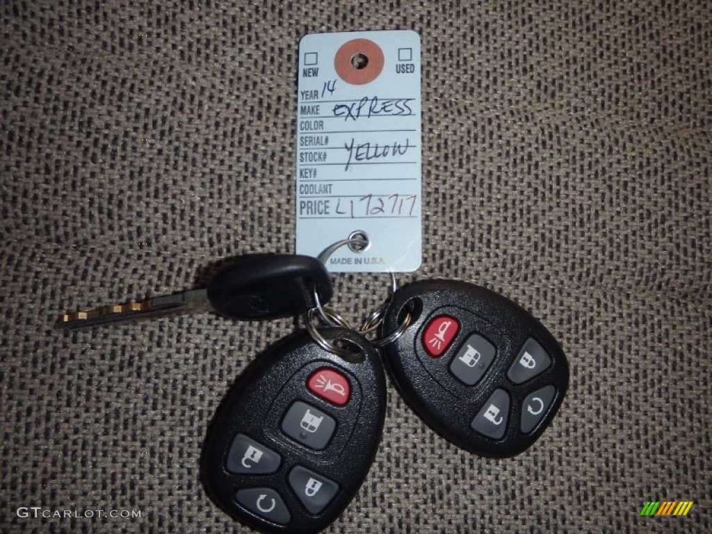 2014 Chevrolet Express 3500 Passenger Extended LT Keys Photos