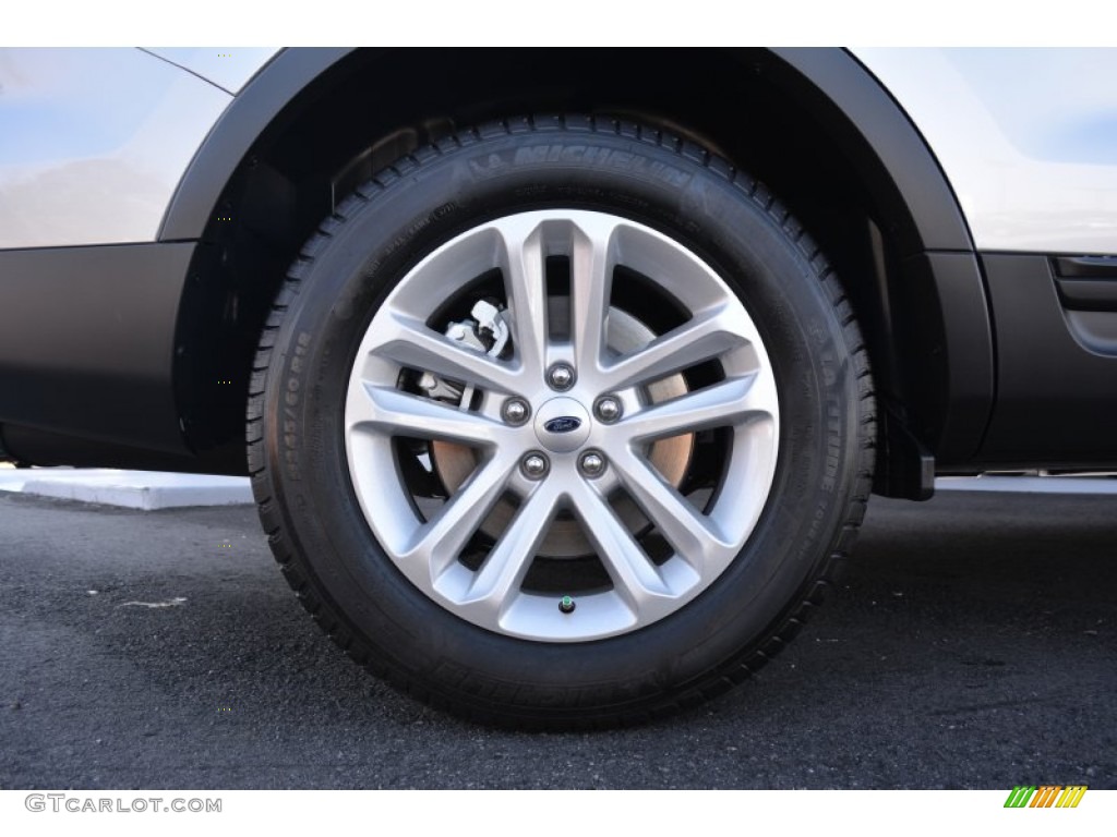 2015 Explorer FWD - Ingot Silver / Medium Light Stone photo #11