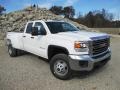 Summit White - Sierra 3500HD Work Truck Double Cab Dual Rear Wheel 4x4 Photo No. 1